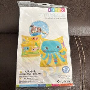 Intex Sea Buddy Arm Bands Inflatable Floats Swimming Pool Safety 3-6 Years‎